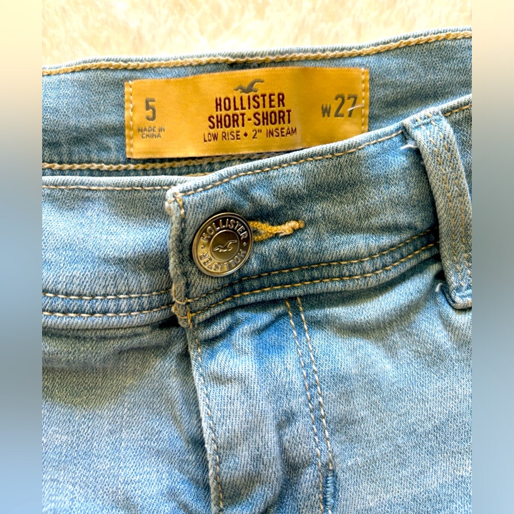 Hollister Short Short Denim Shorts